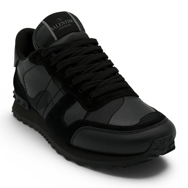 Valentino Rock Runner Black Trainer - Uk 6 (Fit Uk 7)