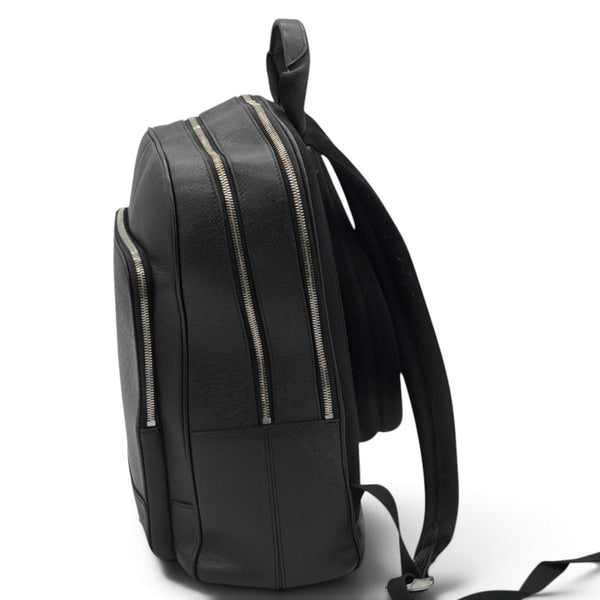 Louis Vuitton Leather Backpack Black