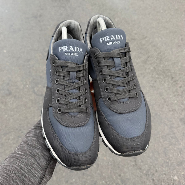 Prada Trainer Navy / Black Trainer - Uk 7.5 (Fit 8/8.5) - view 2