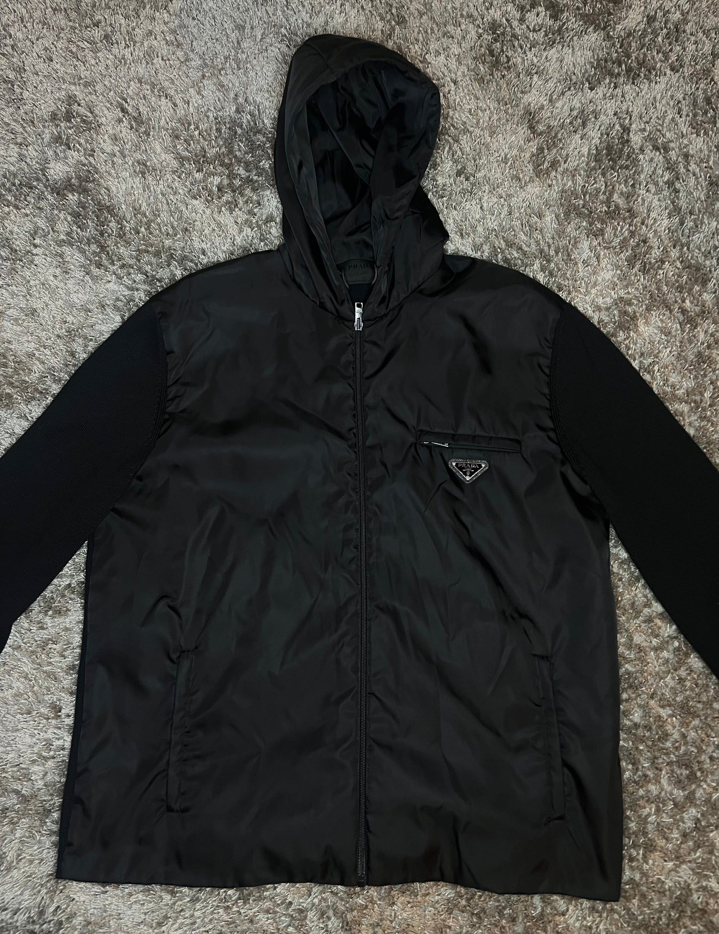 Prada Nylon Cardigan - Size 54 (Fits XL/XXL)