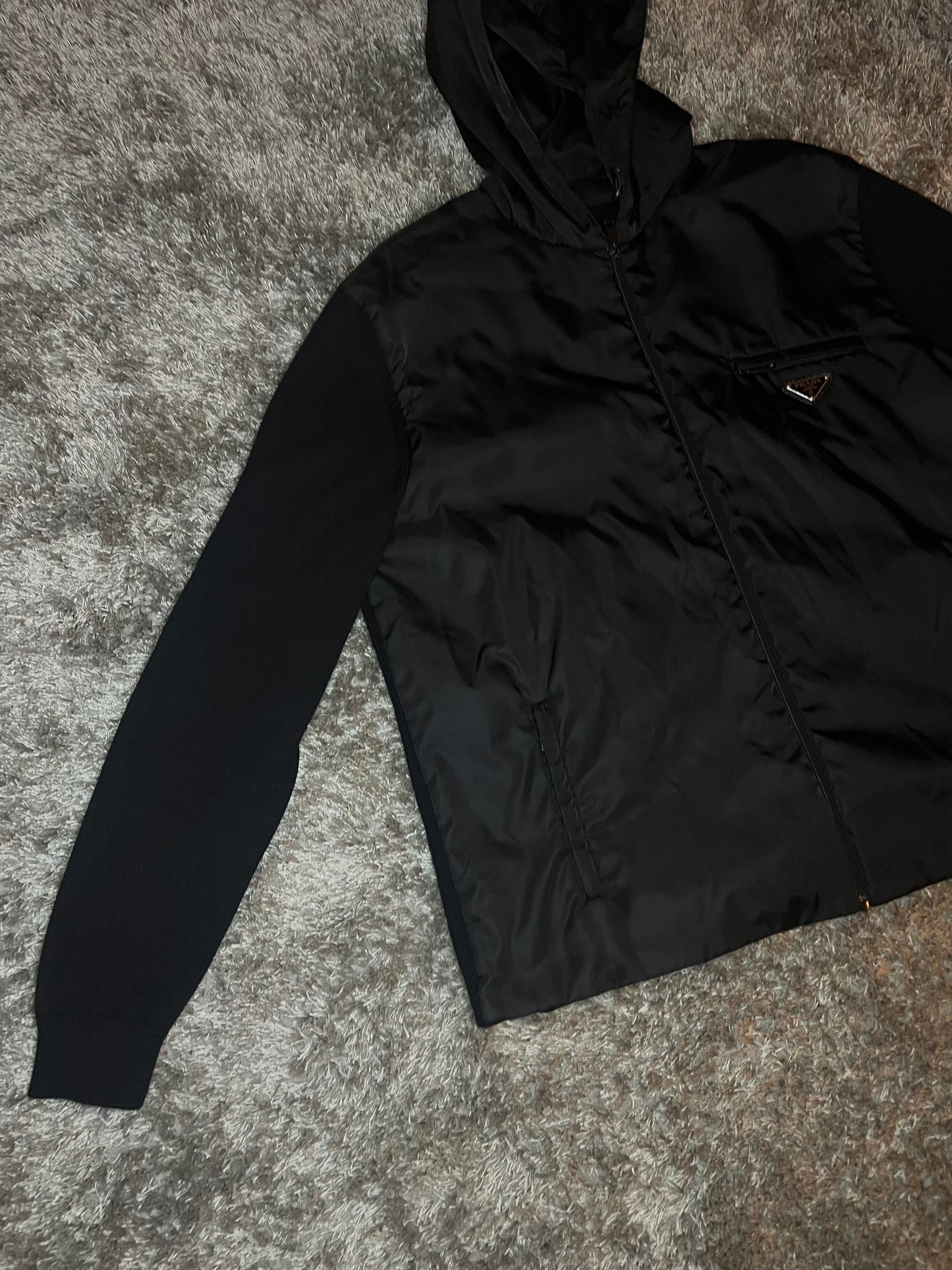 Prada Nylon Cardigan - Size 54 (Fits XL/XXL)