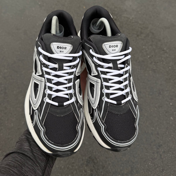 Dior B30 Black / White Trainer - Uk 9 (Eu 43) - view 2