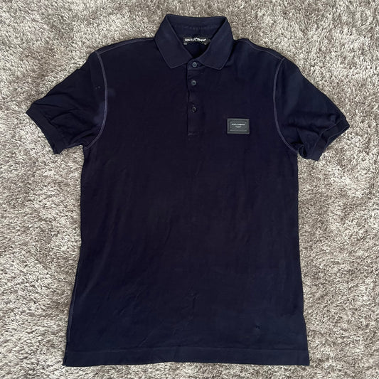 Dolce & Gabbana Polo Navy - Small (46)