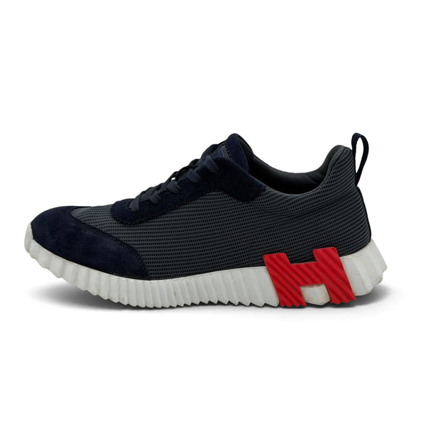 Hermes Bouncing Sneaker Navy / Red - Uk 7 (Fit 7.5/8)