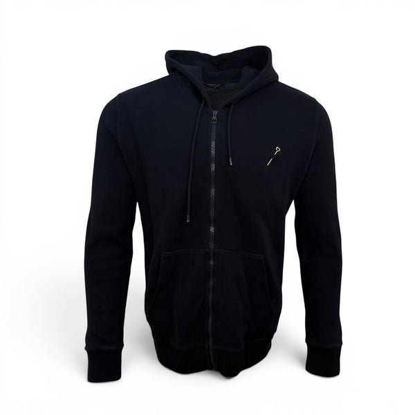 Louis Vuitton Travel Pin Hoodie Navy - Tagged XXL (Fits XL/XXL)