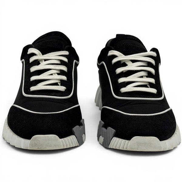 Hermes Bouncing Sneaker Pipes Black/White - UK 8 (Fit 8.5/9)