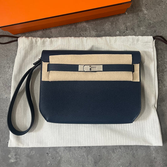 Hermes Depeche Bleu Abysse - Epsom Leather PHW - 2025