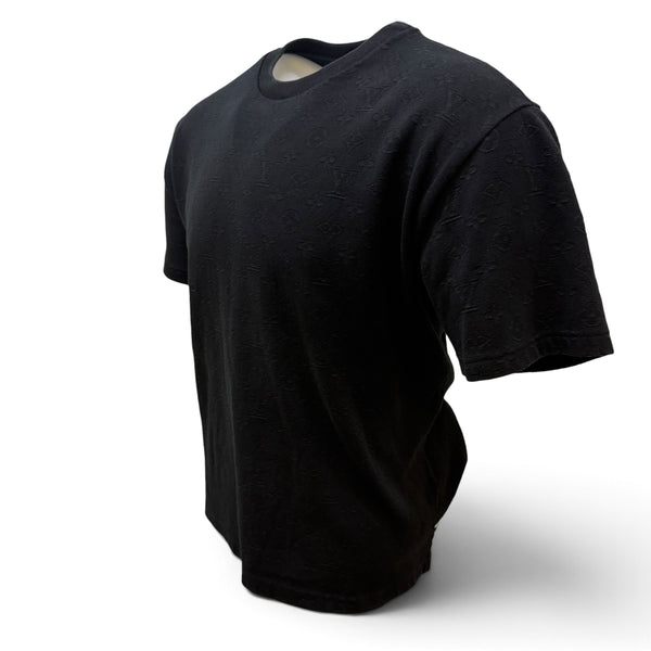 Louis Vuitton Pique Cotton T-Shirt Black - XL