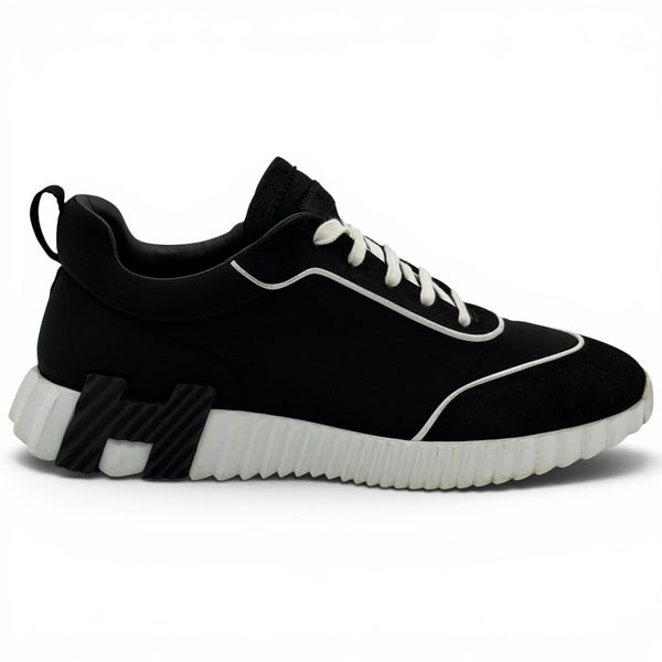 Hermes Bouncing Sneaker Pipes Black/White - UK 8 (Fit 8.5/9)