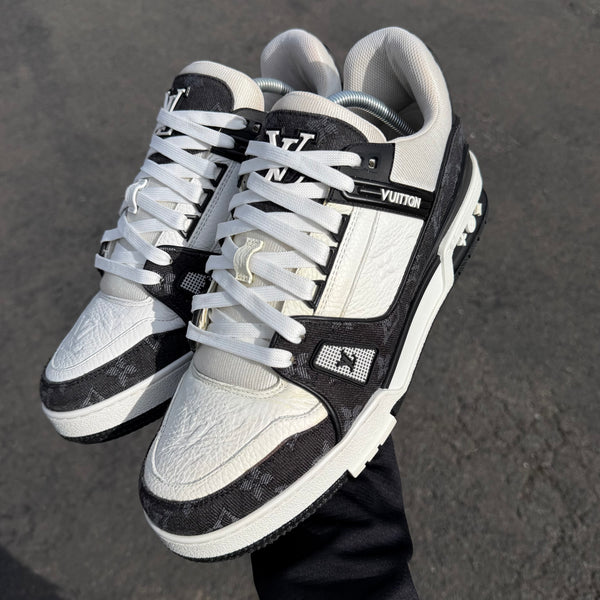 Louis Vuitton LV Trainer Black White - UK 8 (Fit 9) - view 2