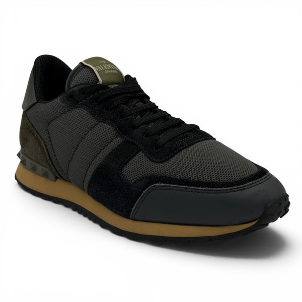 Valentino Runner Dark Grey/Olive - UK 7 (Fit 7.5/8)
