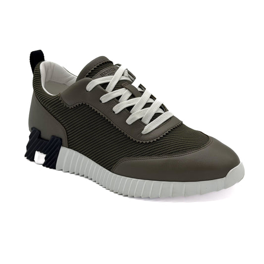 Hermes Bouncing Sneaker Khaki - Uk 7 (Fit 7.5.8)