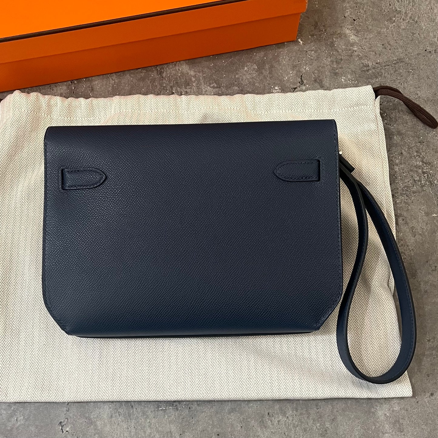 Hermes Depeche Bleu Abysse - Epsom Leather PHW - 2025