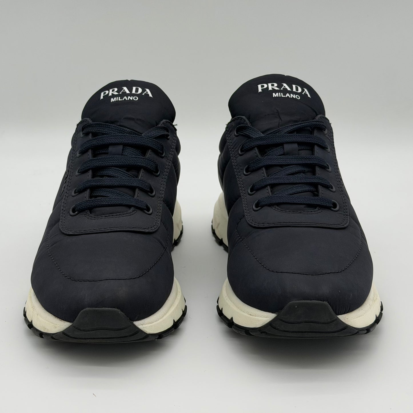 Prada Trainers Navy - Uk 9.5 (Fit 10/10.5)