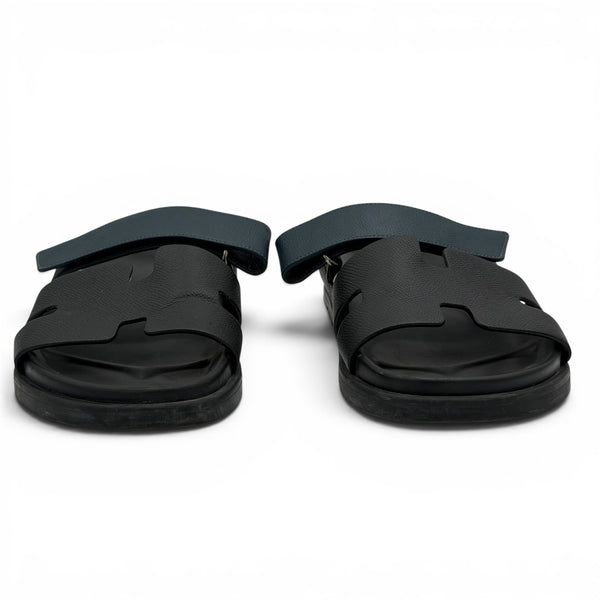 Hermes Cypher Sandal Black/Navy - UK 8