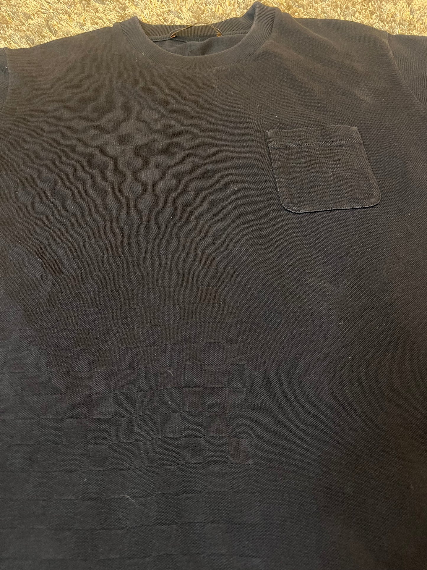 Louis Vuitton Half & Half Tee Navy - Small