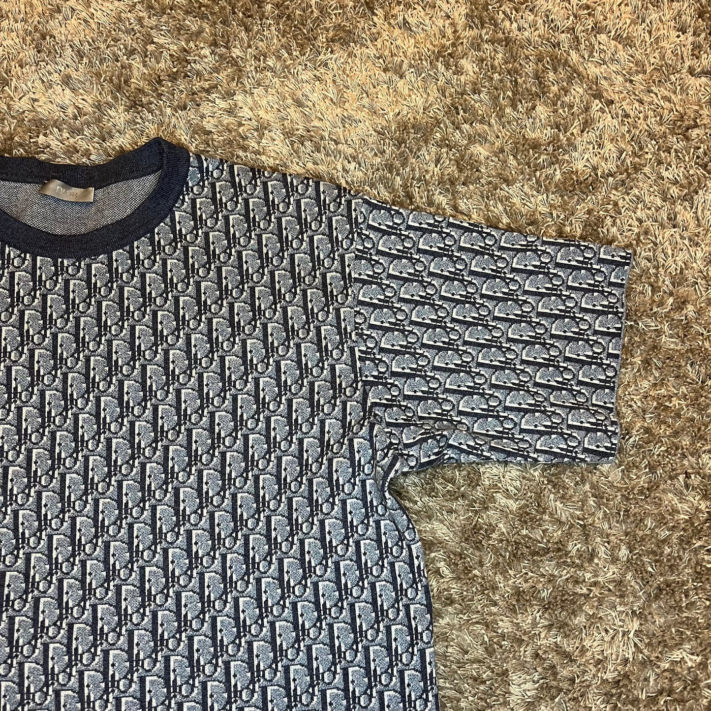 Dior Oblique Tee - Medium (Fits Medium/Large)