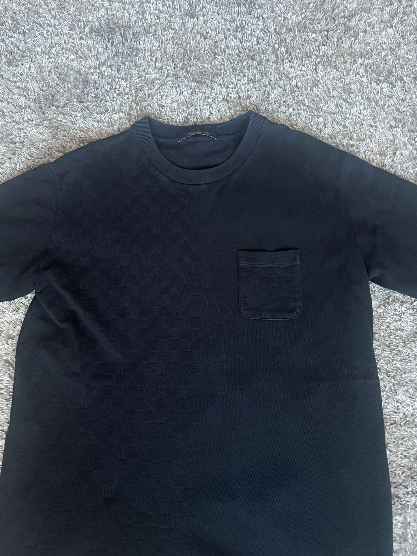 Louis Vuitton Half & Half Damier Tee - XL