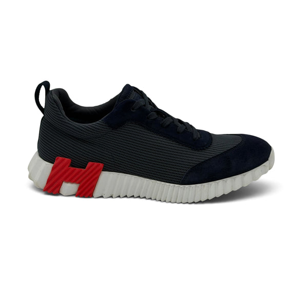 Hermes Bouncing Sneaker Navy / Red - Uk 7 (Fit 7.5/8)