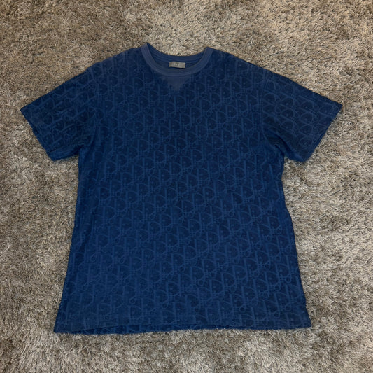 Dior Oblique Towel T-Shirt - Small (Fits Medium)