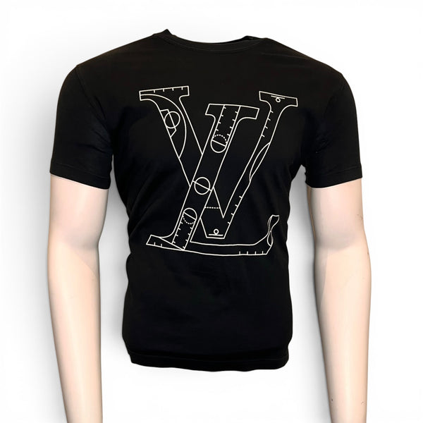 Louis Vuitton NBA T-Shirt Black - Small