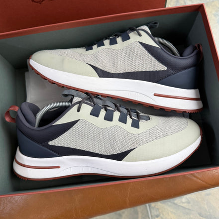 Loro Piana Weekend Walk Evo Beige / Navy Trainer - Uk 9 (Fit 9.5/10)
