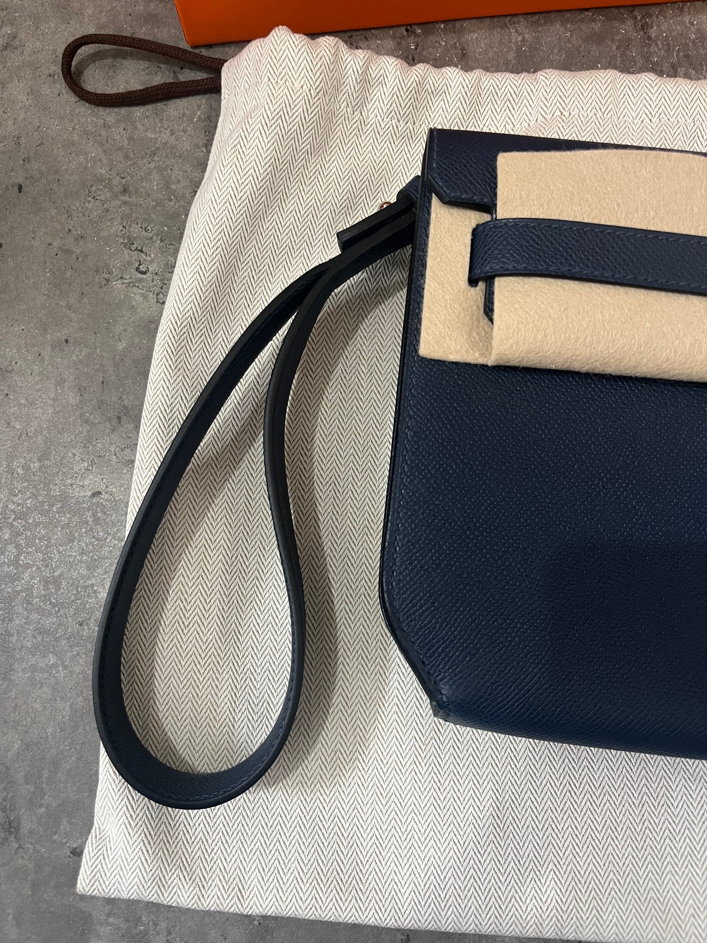 Hermes Depeche Bleu Abysse - Epsom Leather PHW - 2025