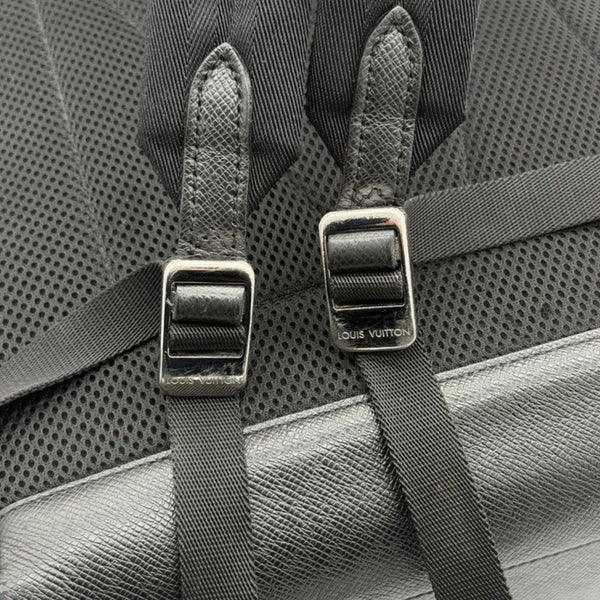 Louis Vuitton Leather Backpack Black