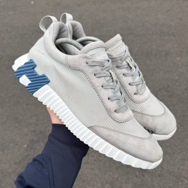Hermès Bouncing Grey / Blue Trainer - Uk 10 (Fit 10.5/11)