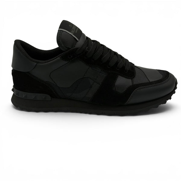 Valentino Rock Runner Black Trainer - Uk 6 (Fit Uk 7)