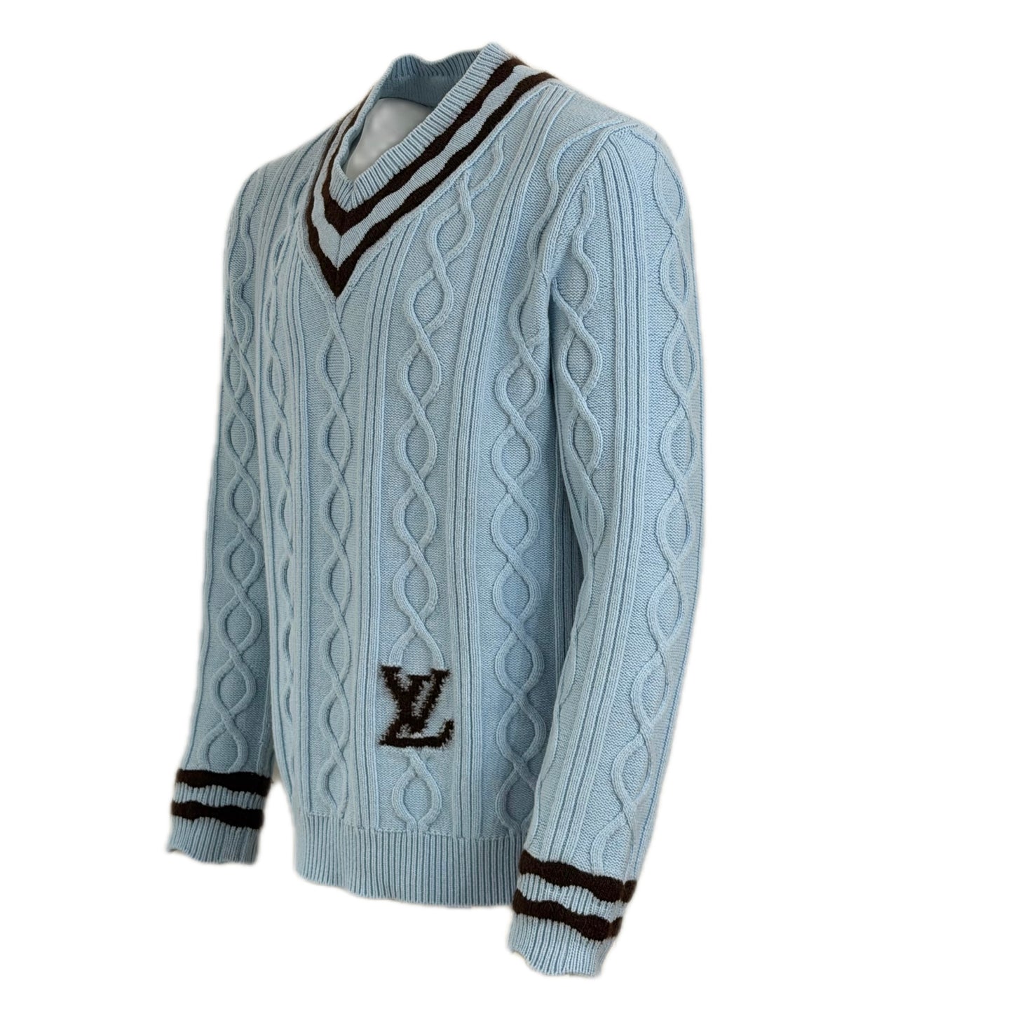 Louis Vuitton Cable-Knit Pullover Jumper - Large