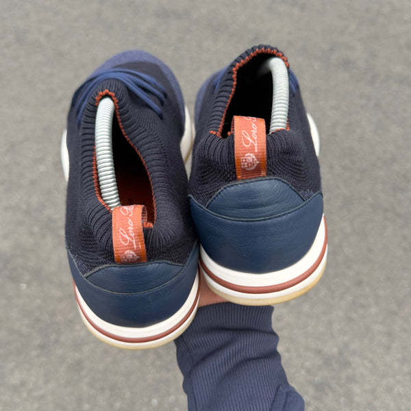 Loro Piana Flexy Walk Navy Trainer - Uk 10 (Eu 44) - view 4