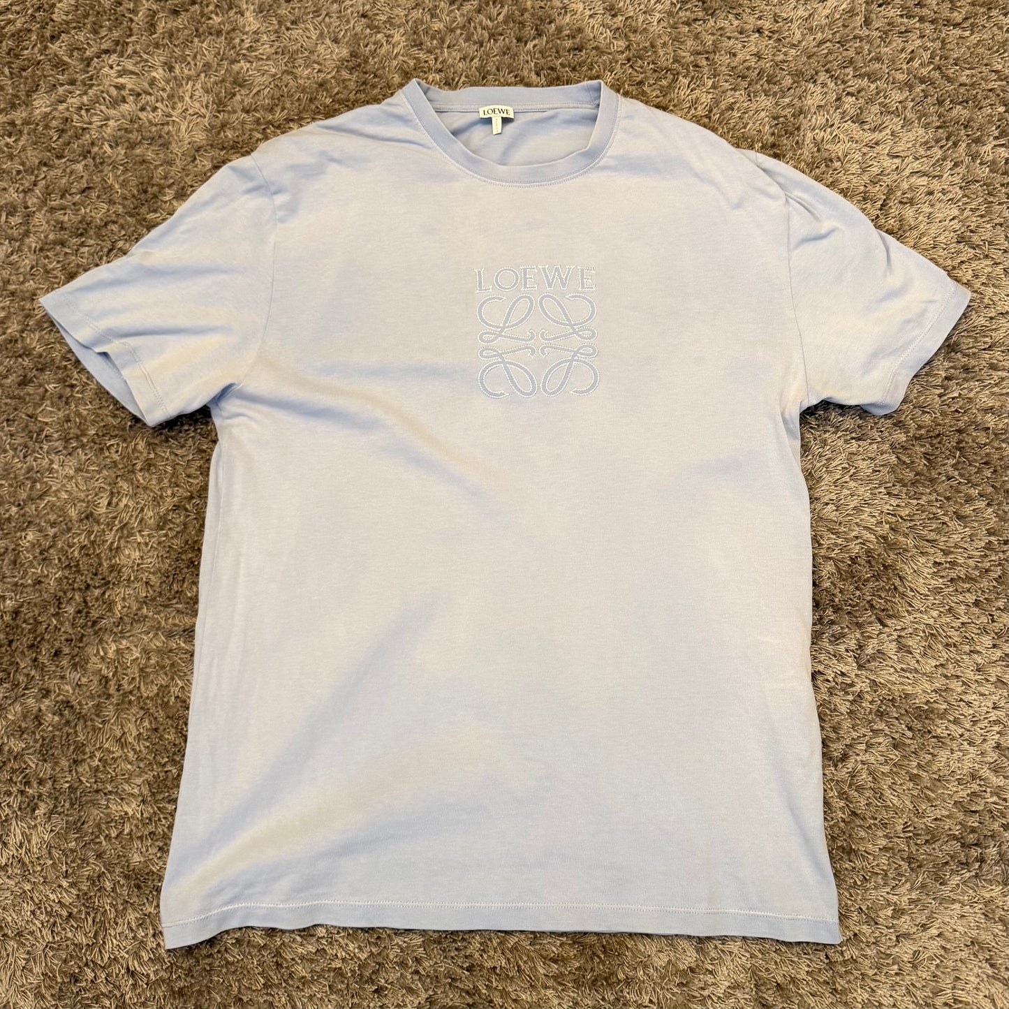 Loewe T-Shirt Light Blue - Xs (Fits Small/Medium)