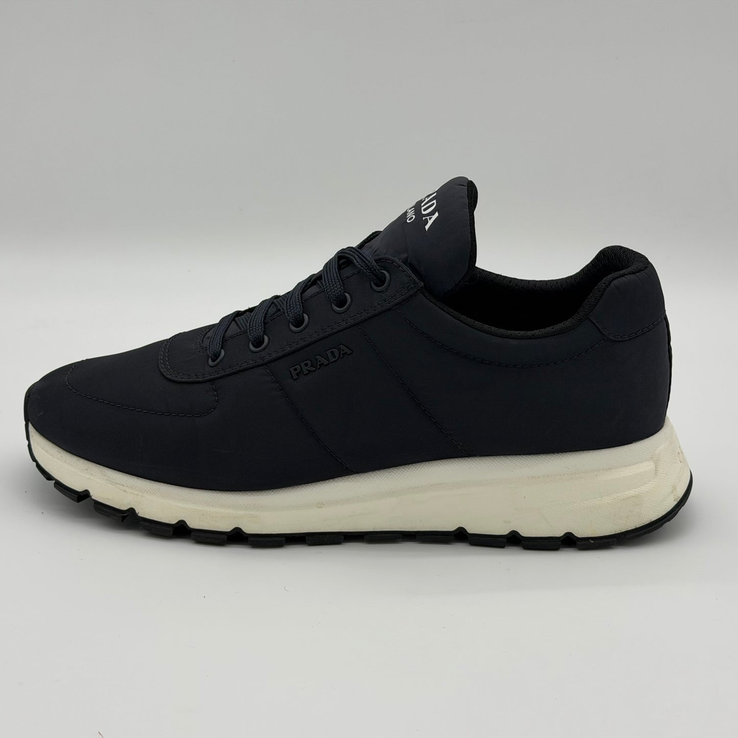 Prada Trainers Navy - Uk 9.5 (Fit 10/10.5)