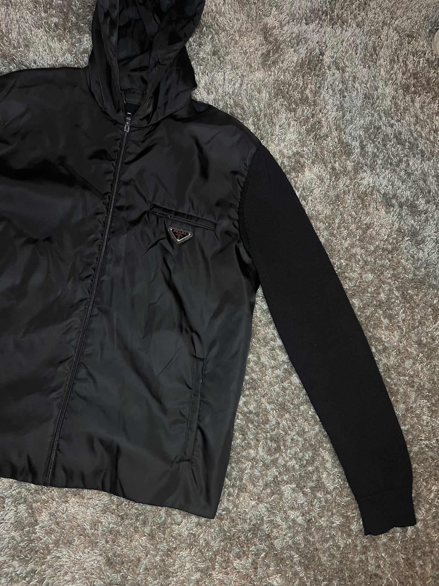 Prada Nylon Cardigan - Size 54 (Fits XL/XXL)
