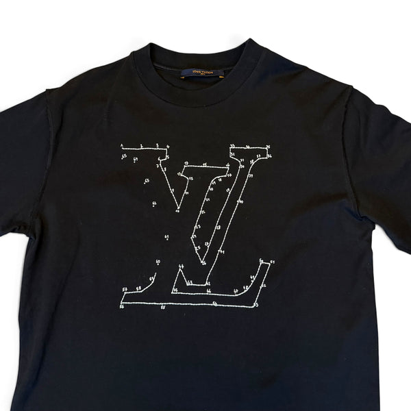 Louis Vuitton Dot To Dot T-Shirt Black - Medium (Fits Small)