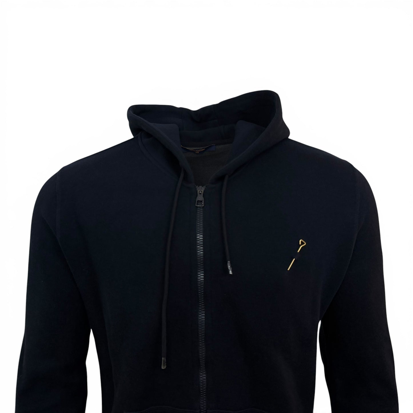 Louis Vuitton Travel Pin Hoodie Navy - Tagged XXL (Fits XL/XXL)