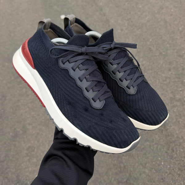 Brunello Cucinelli Trainer Navy - UK 6 (Fit 6.5/7)