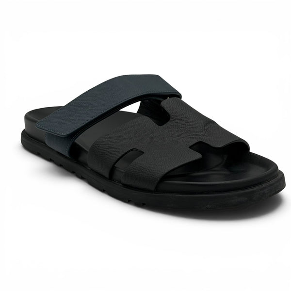 Hermes Cypher Sandal Black/Navy - UK 8