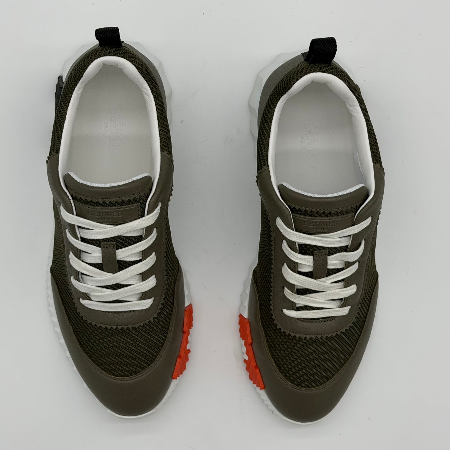 Hermes Bouncing Sneaker Khaki - Uk 7 (Fit 7.5.8)