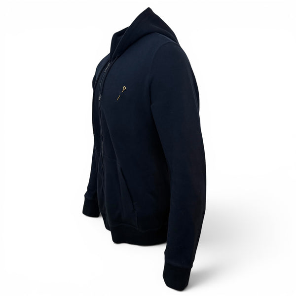 Louis Vuitton Travel Pin Hoodie Navy - Tagged XXL (Fits XL/XXL)