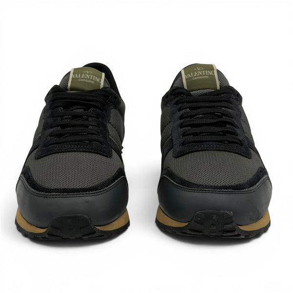 Valentino Runner Dark Grey/Olive - UK 7 (Fit 7.5/8)