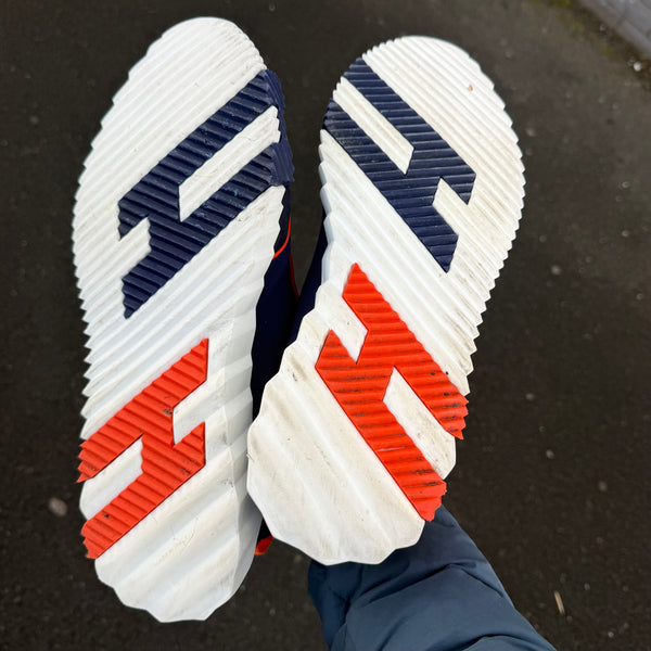 Hermès Pipe Bouncing Navy / Orange Trainer - Uk 10 (Fit 10.5/11)