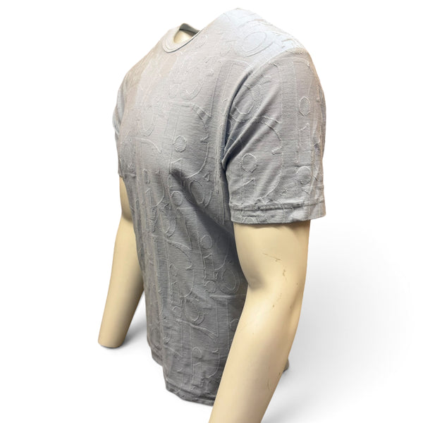 Dior Oblique T-Shirt Light Blue - Medium
