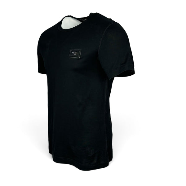 Dolce & Gabbana Logo Plaque T-Shirt Black - Small (48)