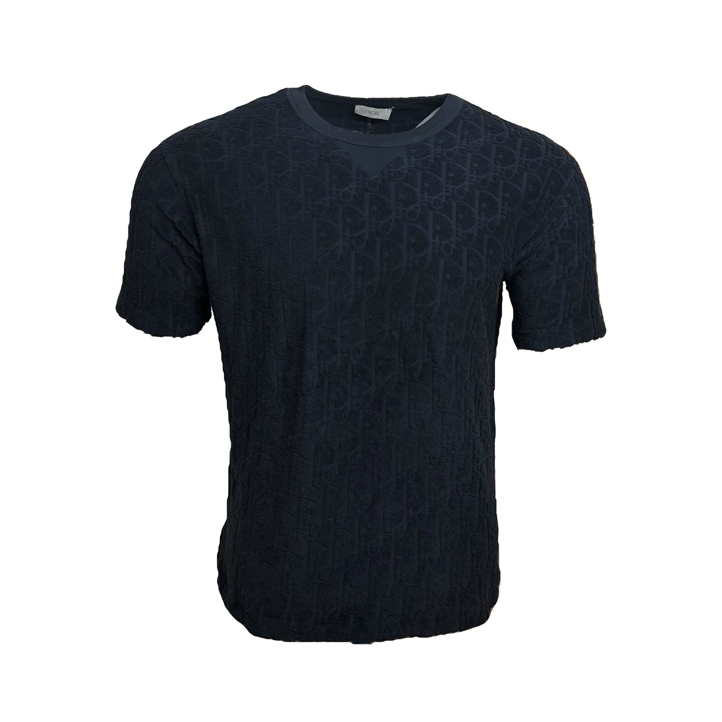 Dior Oblique Towel Navy T-Shirt - XS (oversized)