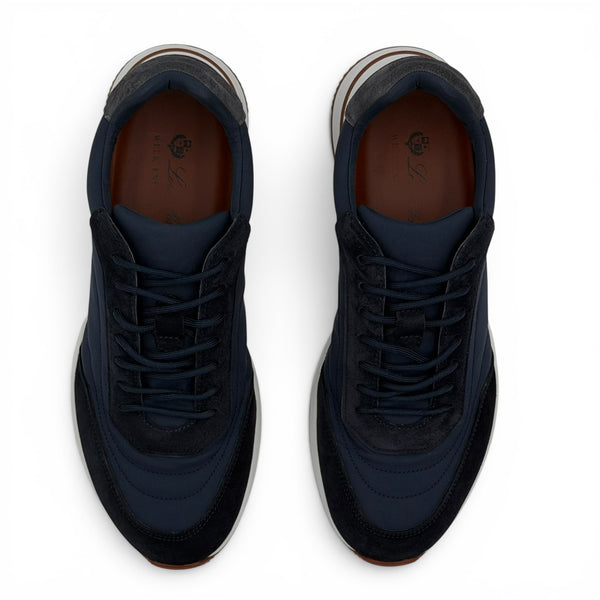 Loro Piana Weekend Walk Navy/Grey - UK 7.5 (Fit 8/8.5)