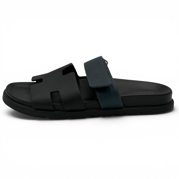 Hermes Cypher Sandal Black/Navy - UK 8