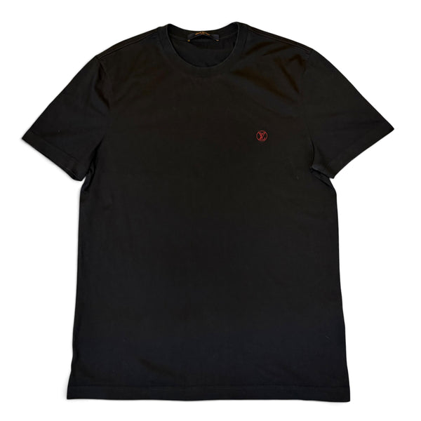 Louis Vuitton Circle Logo T-Shirt Black - Small