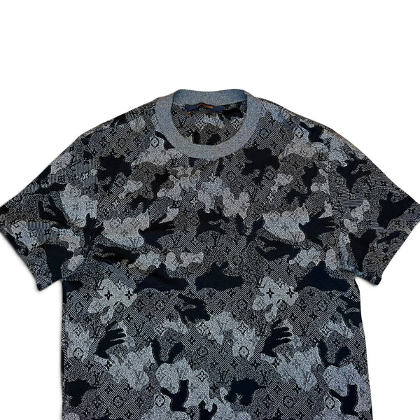 Louis Vuitton Camo T-Shirt Grey - Medium